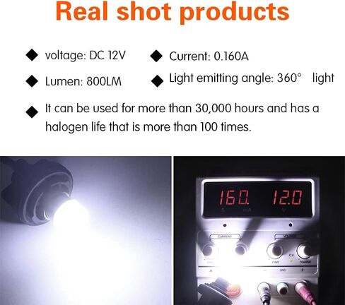 DuaBhoi 4× 1157 LED BAY15D 1034 2057 2357 7528 P21/5W Bulb Replacement for Car RV Camper Reverse Lamps Back Up Tail Brake Stop Parking Interior Indoor Dome Light White in Saudi Arabia