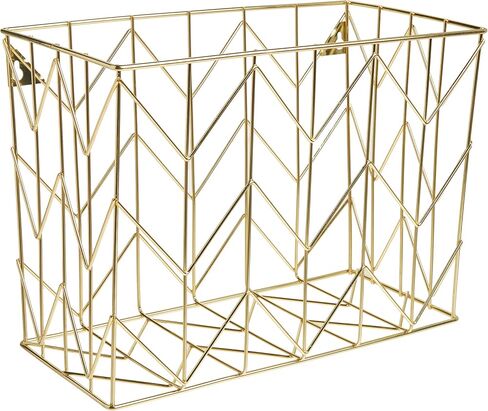 U Brands Hanging File Desk Organizer and Pencil Cup, Copper/Rose Gold in Saudi Arabia