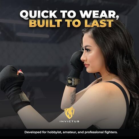 لفافات اليد الجل من فايت جير للملاكمة، لفافات سريعة للرجال والنساء، تدريب كيك بوكسينغ Muay Thai MMA in Kuwait