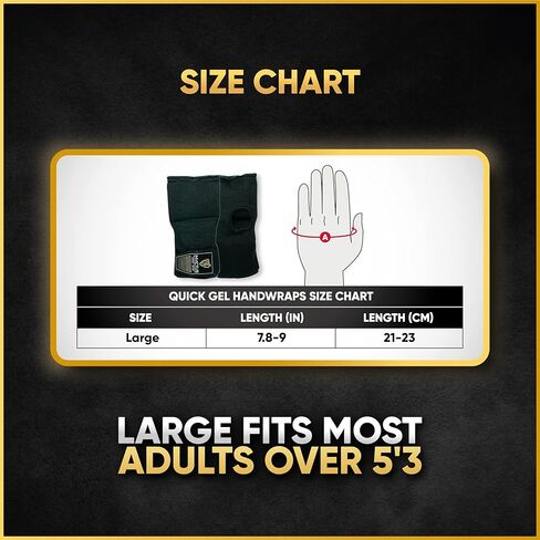 لفافات اليد الجل من فايت جير للملاكمة، لفافات سريعة للرجال والنساء، تدريب كيك بوكسينغ Muay Thai MMA in Kuwait