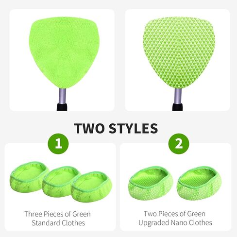 5 عبوات من وسادات الألياف الدقيقة المثلثة لفرشاة XINDELL للزجاج الأمامي، متوافقة مع الرش الكيميائي، أقمشة تنظيف السيارات القطنية القابلة للغسل - قطر 5 بوصات in Kuwait