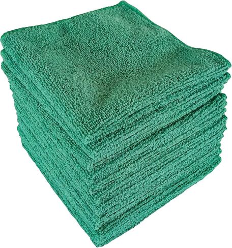 Best Magic Microfiber Cloth - Professional Series Cleaning Towels for Home, Kitchen, Bath, TV, Glass, Auto, Non-Abrasive, Ultra Absorbent, Streak-Free, Reusable, Washable, Wet/Dry - 12"x12" in Saudi Arabia