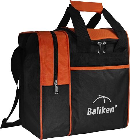 حقيبة كرة بولينج فردية من BALIKEN مع حامل كرة مبطن، حقيبة البولينج تناسب كرة بولينج واحدة وزوج من الأحذية الرجالية مقاس 13 in Kuwait