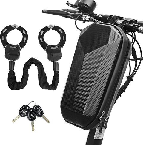 قفل سلسلة سكوتر مع حقيبة سكوتر، قفل أمان مضاد للسرقة، قفل سلسلة للأصفاد وحقيبة للدراجة الكهربائية سكوتر، دراجة نارية، دراجة، ملحقات سكوتر الكهربائية in Kuwait