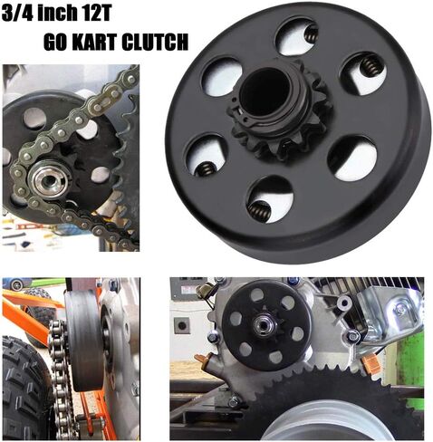 MOOSUN قابض طرد مركزي 3/4 بوصة تتحمل #35 سلسلة 12T لمحرك الدراجة الصغيرة GO Kart 3/4 Bar in Saudi Arabia