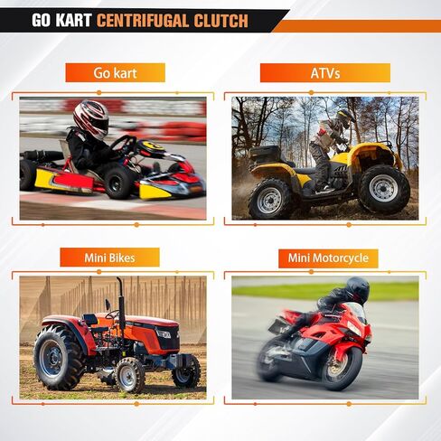 Go Kart Clutch 3/4 Bore 12T #35 سلسلة قابض طرد مركزي يناسب Honda GC160 GC190 GX120 GX140 GX160 GX200 2-6.5HP محركات صغيرة للدراجة الصغيرة Minibike Predator 212 212cc المحرك in Kuwait