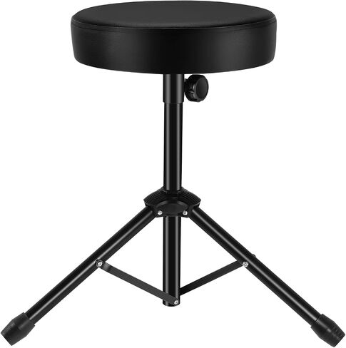 Noeler Universal Drum Throne Stool Metal Professional Drum Seat Sponge Padded for Kids&Adult with Anti-Slip feet in Saudi Arabia
