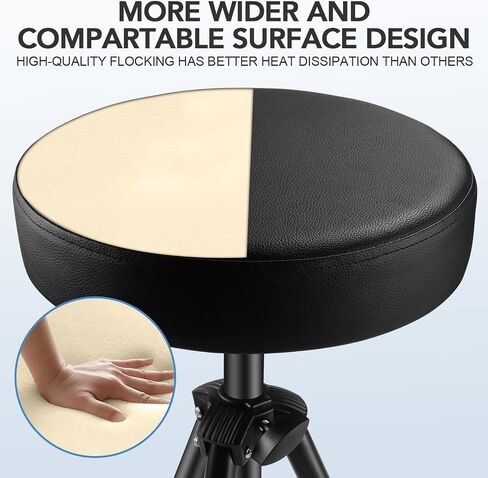Noeler Universal Drum Throne Stool Metal Professional Drum Seat Sponge Padded for Kids&Adult with Anti-Slip feet in Saudi Arabia