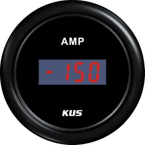 KUS CEAR-BS، ±150 أمبير، مقياس التيار الكهربائي الرقمي مع وحدة تحويل التيار ±150 أمبير، 12 فولت / 24 فولت، 2 بوصة (52 مم) مع إضاءة خلفية in Kuwait