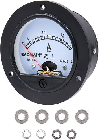Baomain DH-65 Round Shaped AC 0-20A Analog Panel Meter Ammeter Gauge in Saudi Arabia