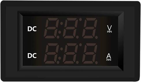 Digital Display Voltage and Ammeter 0.39" LED Voltage Current Display DC 4.5-100V Multimeter Panel Ammeter 0-50A Amp Volt Meter Amperage Monitor Gauge with 50A/75mV Shunt for Automotive Motor Battery in Saudi Arabia