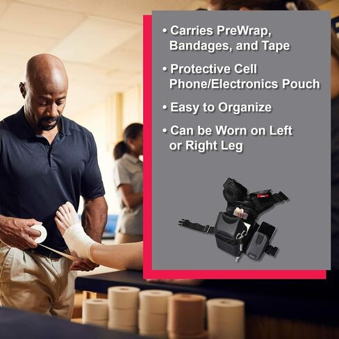 Cramer C3 Rigidlite Athletic Training Kit, Durable and Supportive Athletic Training Equipment, PVC Skeleton Prevents Crushing of Athletic Training Supplies, Store Tape, Scissors, & Ice Packs, Empty in Saudi Arabia