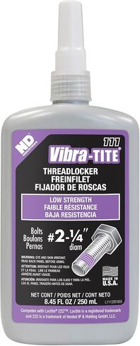 Vibra-TITE - 11110 111 Low Strength Removable Anaerobic Threadlocker, 10ml Bottle, Purple in Saudi Arabia