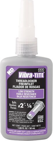 Vibra-TITE - 11110 111 Low Strength Removable Anaerobic Threadlocker, 10ml Bottle, Purple in Saudi Arabia