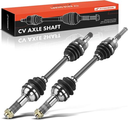 زوج A-Premium (2) مجموعة عمود محور السيرة الذاتية الأمامية متوافقة مع Yamaha Grizzly 660 2003-2008، جانب السائق والراكب، استبدال # 5KM-2510F-10-00، 5KM-2510F-11-00 in Kuwait