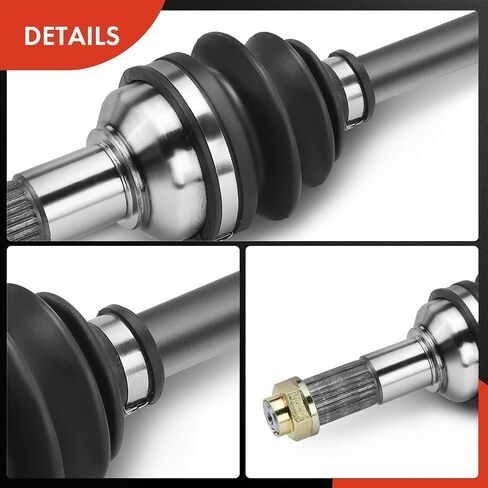 زوج A-Premium (2) مجموعة عمود محور السيرة الذاتية الأمامية متوافقة مع Yamaha Grizzly 660 2003-2008، جانب السائق والراكب، استبدال # 5KM-2510F-10-00، 5KM-2510F-11-00 in Kuwait