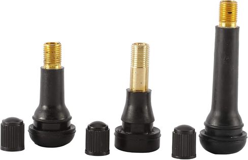 YaeMarine 100 pcs Tire Valve Stem Assortment (TR413 50 pcs) (TR418 25 pcs) (TR600HP 25 pcs) in Saudi Arabia