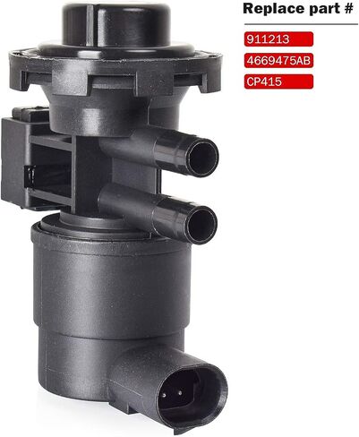 CP415 Vapor Canister Purge Valve Solenoid For 1997-2004 Jeep Wrangler 1994-2001 Jeep Cherokee 1996-2006 Dodge Ram 1500 2500 3500 Chrysler Plymouth Replaces 911213 4669475AB in Saudi Arabia