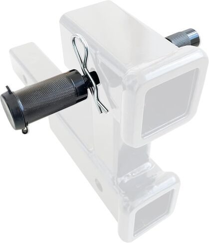 MaxxHaul 50151 Trailer Hitch Lock Pin Set 5/8 and 1/2 Inch with Locking System Anti-Rattle for 1-1/4" and 2" Class I,II,III,IV,V Hitches - Black Finish in Saudi Arabia