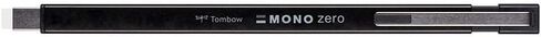 Tombow MONO Zero Metal Square Tip Precision Eraser - Black in Saudi Arabia