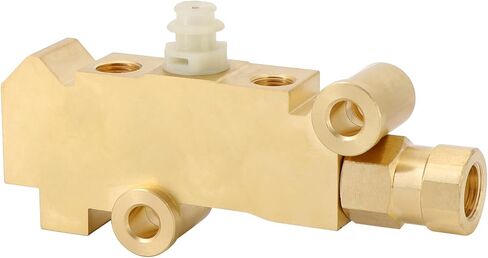 KIPA Brass PV4 Brake Proportioning Valve Disc Brake System Combination Valve for Ford Chevy Mopar 4 Wheel Disc Brakes Trucks 172-1361 in Saudi Arabia