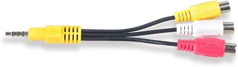 3.5mm to 3 RCA Cable, Video AV Component Adapter Cable Replacement for TCL TV, 3 RCA to 3.5mm AV Input Adapter in Saudi Arabia