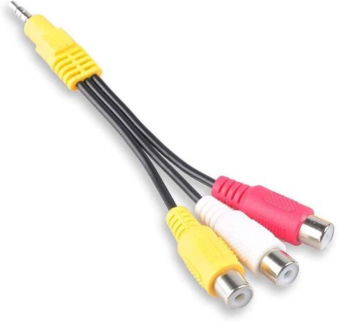 3.5mm to 3 RCA Cable, Video AV Component Adapter Cable Replacement for TCL TV, 3 RCA to 3.5mm AV Input Adapter in Saudi Arabia