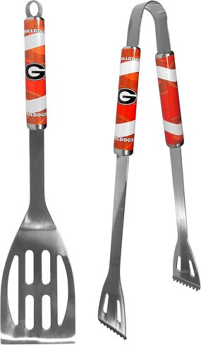 NCAA Siskiyou Sports Fan Shop Georgia Bulldogs مجموعة شواء قطعتين مع باب خلفي ملح وفلفل هزاز مقاس واحد لون الفريق in Saudi Arabia