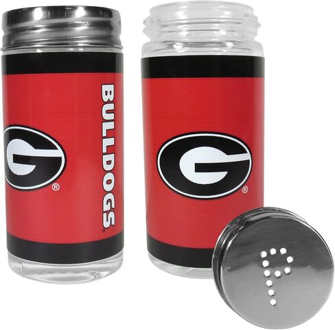 NCAA Siskiyou Sports Fan Shop Georgia Bulldogs مجموعة شواء قطعتين مع باب خلفي ملح وفلفل هزاز مقاس واحد لون الفريق in Saudi Arabia