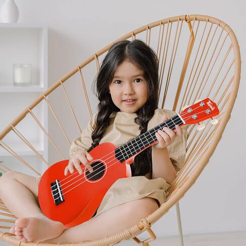 Trendy Soprano Ukulele for Beginners 21 Inch Hawaiian Ukelele for Adult Student with Gig Bag (Brown) in Saudi Arabia