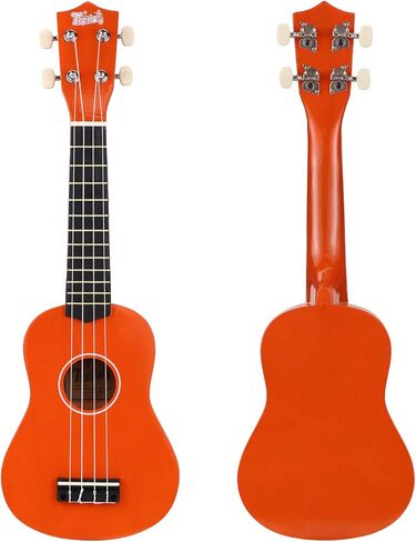 Trendy Soprano Ukulele for Beginners 21 Inch Hawaiian Ukelele for Adult Student with Gig Bag (Brown) in Saudi Arabia