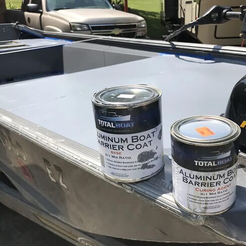 TotalBoat Aluminum Boat Barrier Coat (Gallon, Gray) 128 Fl Oz (Pack of 1) in Saudi Arabia