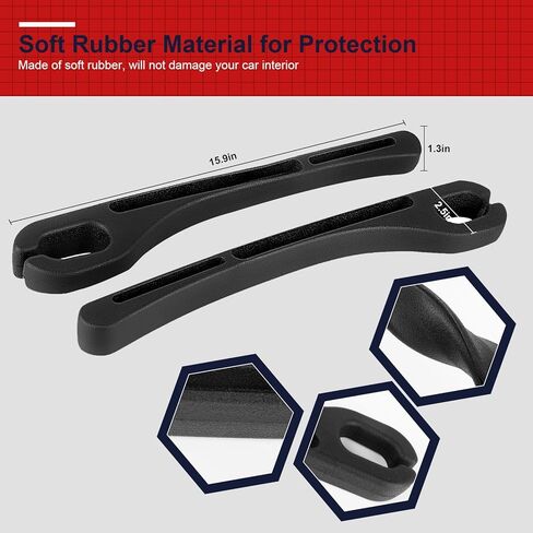 منظم فجوات مقعد السيارة الجانبي من ARISMOTOR مناسب عالميًا لشاحنة سيارات الدفع الرباعي لملء الفجوة بين المقعد ووحدة التحكم وإيقاف مفاتيح الهواتف المحمولة ومحفظة العملات المعدنية من السقوط، حزمة من 2 in Kuwait