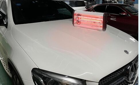 Infrared Paint Curing lamp,2400W 110V Short Wave Infrared Paint Curing lamp,Car Paint Baking lamp,Dual Lights with Timing Function,Can be Handheld or Standing,for Body Repair Paint Curing System in Saudi Arabia