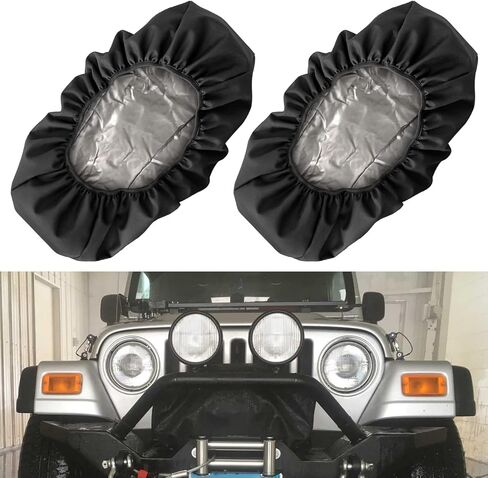 غطاء ونش مكون من قطعتين، يحمي الونش الخاص بك من الغبار والماء بغطاء مقاوم للماء عالي التحمل، مثالي للروافع الكهربائية 8500-17500 رطل، للاستخدام الداخلي/الخارجي - أسود، 21.5 بوصة × 9.5 بوصة × 7.5 بوصة in Kuwait