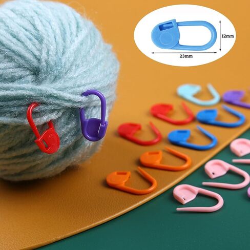 Stitch Counters 2Pcs LED Digital Row Counter and Stitch Markers 50 Pcs Crochet Stitch Markers for Knitting Sewing Stitching Weaving, Muslim Pray, Recording Sports Scoring, Lap Counting finger Counter in Saudi Arabia