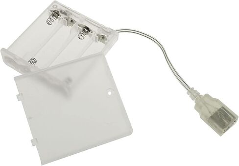 DGZZI حافظة بطارية USB أنثى مقبس 4 AA حامل صندوق بطارية شفاف مع مفتاح تشغيل وإيقاف in Kuwait
