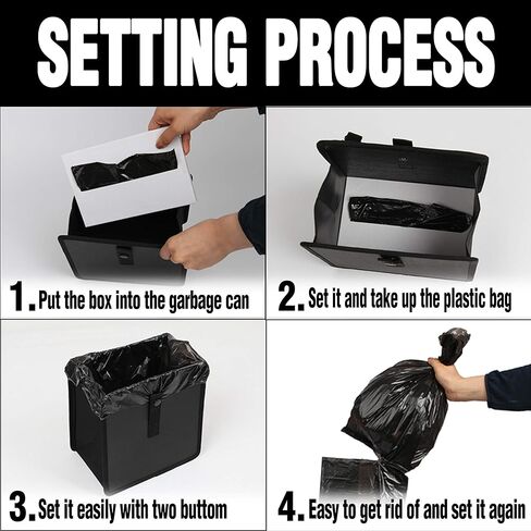 سلة مهملات السيارة من KMMMOTORS Jopps Liner 30ea، أكياس القمامة (بلاستيكية، متوسطة) in Kuwait