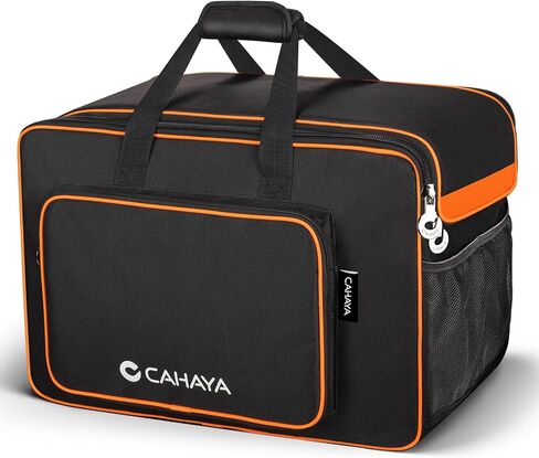 CAHAYA Speaker Carrying Bag - for Compact 10" Speaker Cabinets with Extra Carrying Strap and Padded Handle Large Capacity Reinforced Loudspeaker Case with Multiple Pockets CY0361 in Saudi Arabia