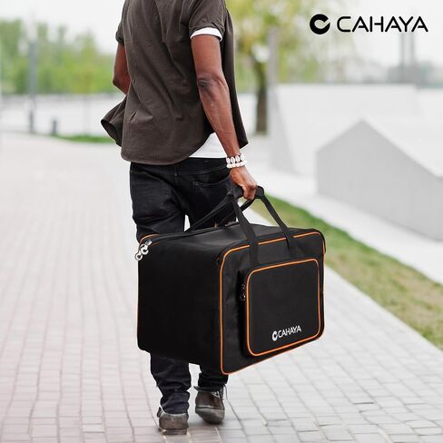CAHAYA Speaker Carrying Bag - for Compact 10" Speaker Cabinets with Extra Carrying Strap and Padded Handle Large Capacity Reinforced Loudspeaker Case with Multiple Pockets CY0361 in Saudi Arabia