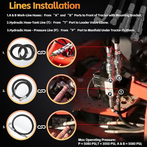 Third Function Valve Kit for Kubota MX4700, MX4800, MX5000, MX5100, MX5200, MX5800 Series Tractors, 3rd Function Valve Kit for Kubota MX Series Tractor in Saudi Arabia