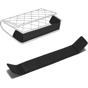 Base Shaper for WOC Handbag,Purse Bottom Insert for Wallet on Chain Bags,WOC Shaper Felt Bag Shaper Saver,C hanel WOC Base Shaper,Ultimate Protection and Support (Black,10"x1.2")