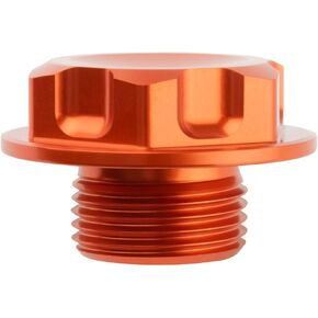 Tusk Billet Aluminum Steering Stem Nut Orange Compatible with KTM 350 SX-F 2011-2022