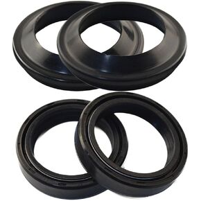 AHL Front Fork Shock Oil Seal and Dust Seal Set 38mm x 50mm x 11mm for Yamaha XV750 / XV750C Virago 1988-1997