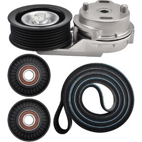 Drive Belt Tensioner Pulley Assembly Kit Compatible with Dodge Ram 1500/2500/3500 5.7L V8 2003-2008 Replace 38382 53032130AA 53032130AC 38058 7PK2570, Drive Belt Tensioner Component Kit