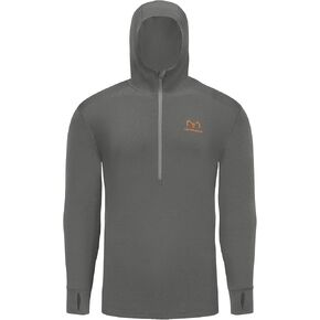 Men's Merino Wool Hunting Hoodie Base Layer Sweatshirt