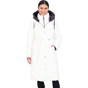 Vince Camuto Hooded Women's Puffer Jacket, Womens Onion-Quilted Long Winter Coat