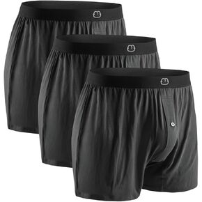 Mens Boxers Short 3 Pack Boxers for Men Soft Comfortable Breathable Underwear