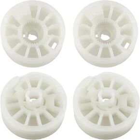 4 Pack Window Regulator Drum Gear Spool, Window Regulator Sprockets Spools Fit for 2016-2021 Kia Optima Sportage Hyundai Tucson, for Front Rear Left and Right Windows, 82481D4000 83481D4000