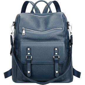 Over Earth Leather Backpack Purse for Women Fashion Shoulder Bag Ladies Crossbody Handbag